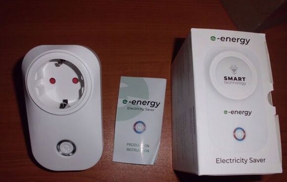 Foto del enchufe, experiencia de uso de E-Energy